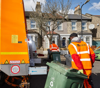 Recycling from north London households