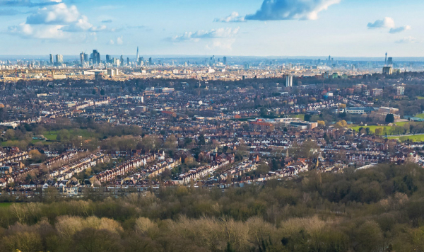 View of North London
