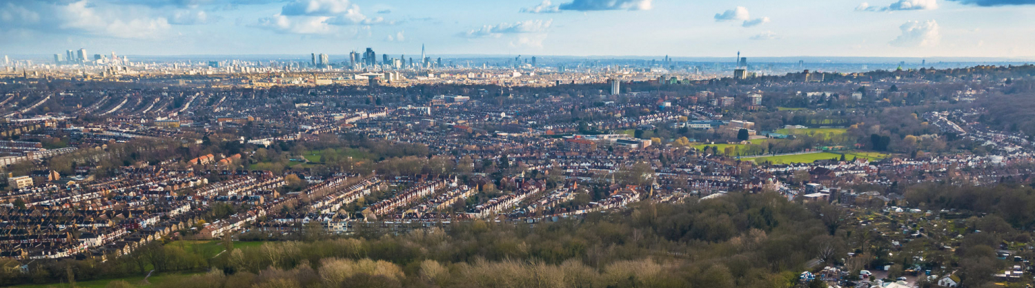 View of North London