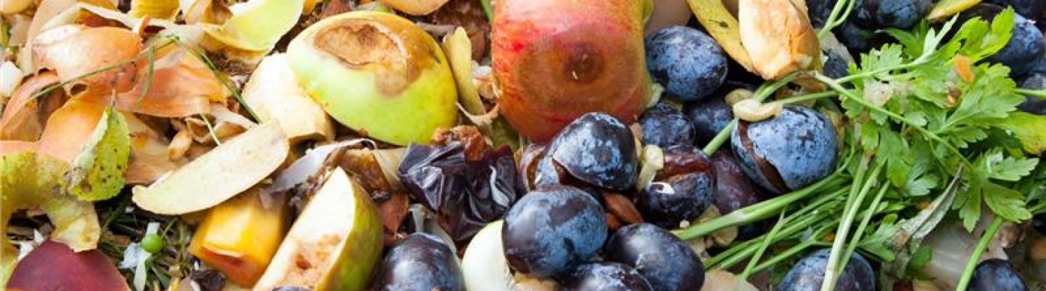 Image of discarded fruit and vegetables and peelings