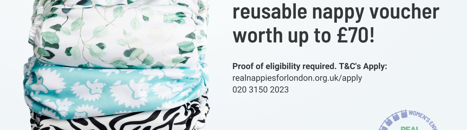 Claim your free £70 reusable nappy voucher