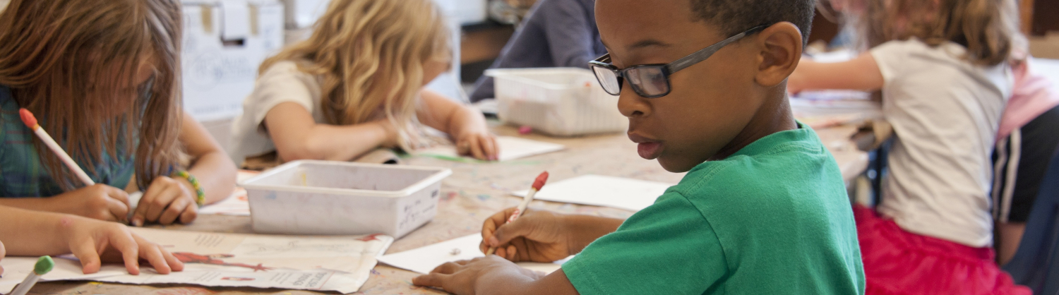 Pupil in classroom