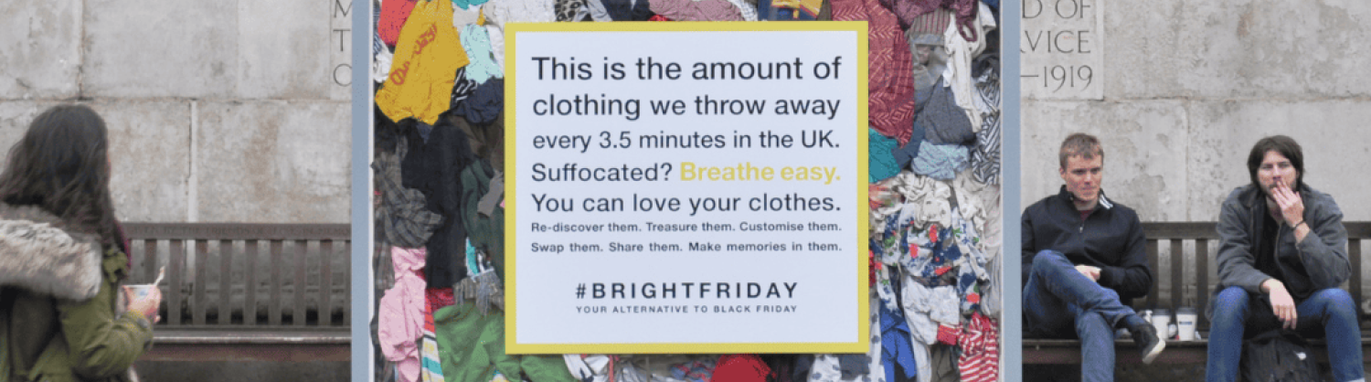 A Bright Friday campaign installation