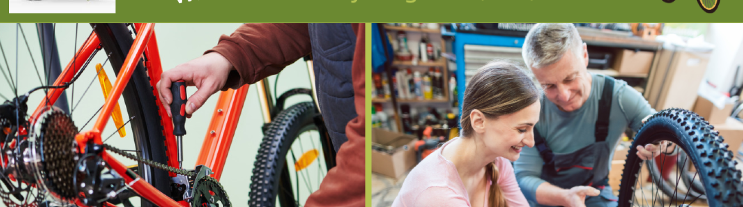 Bike repair workshop flyer