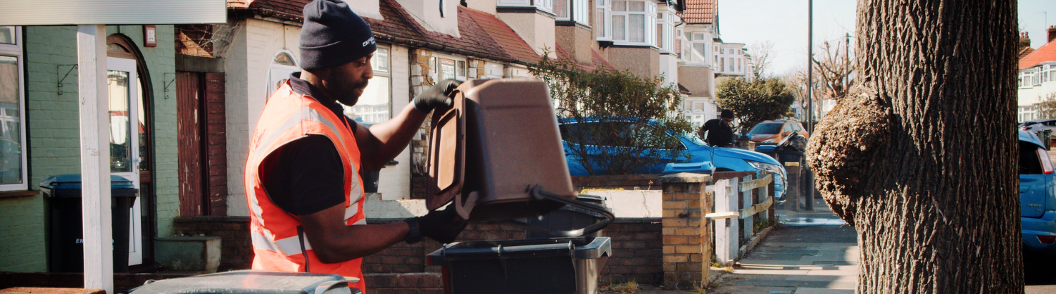 Haji from Enfield collecting food waste