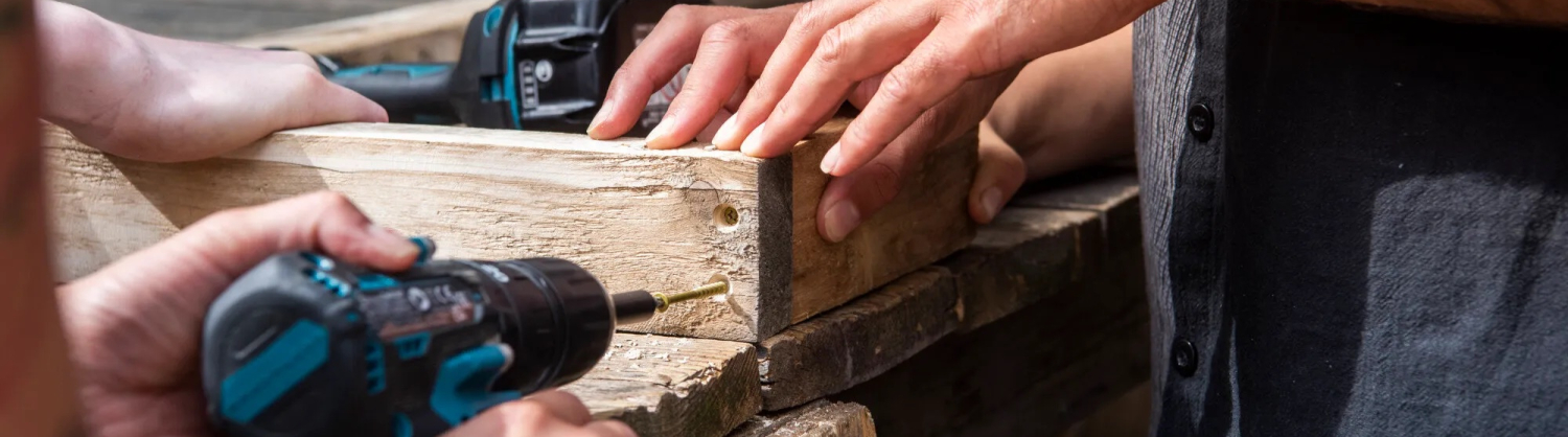 Close up of woodworking