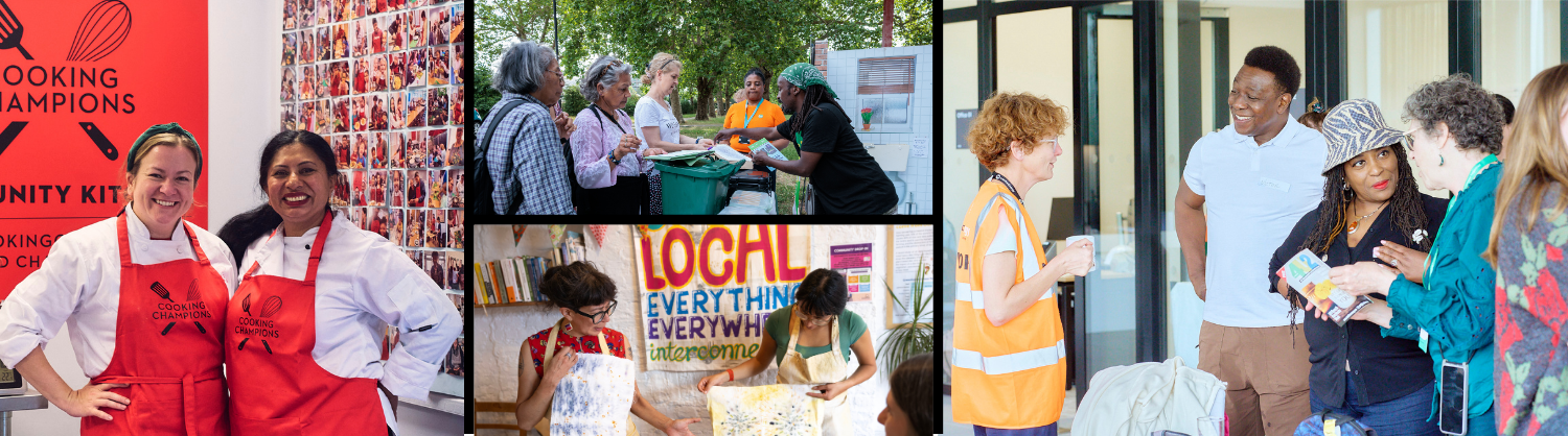 Photos of community groups delivering activities 