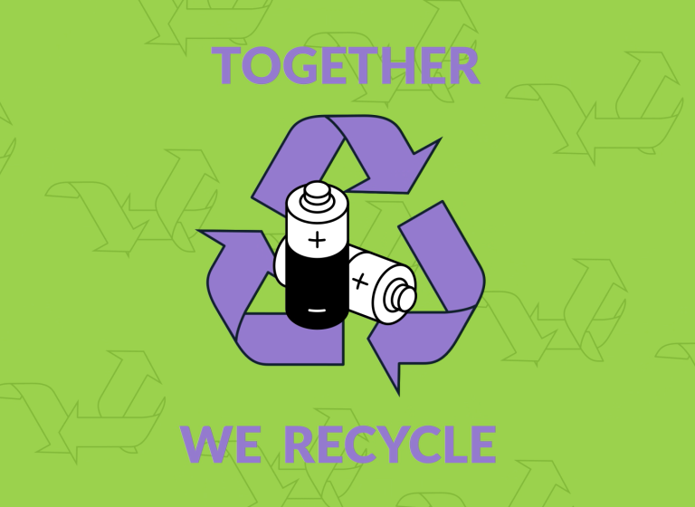 Together we recycle logo