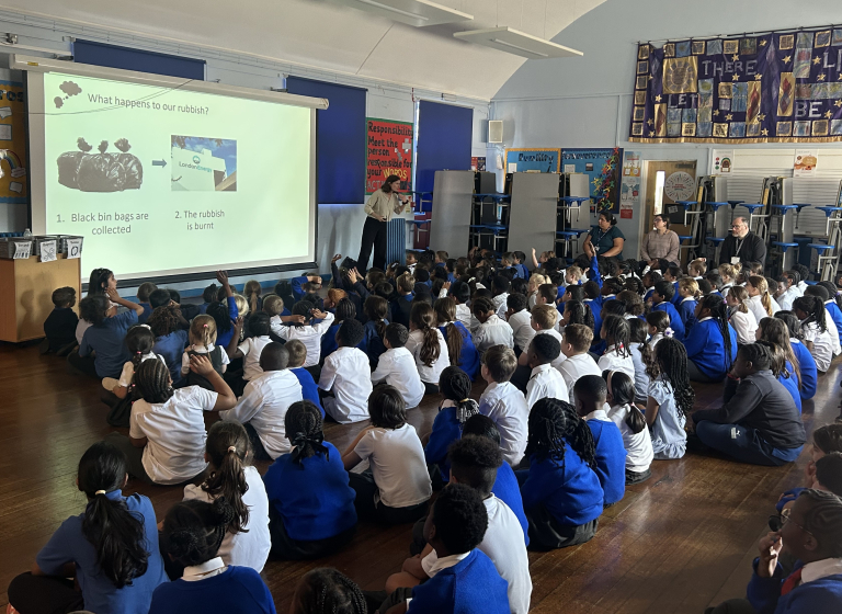 In The Know school assembly 