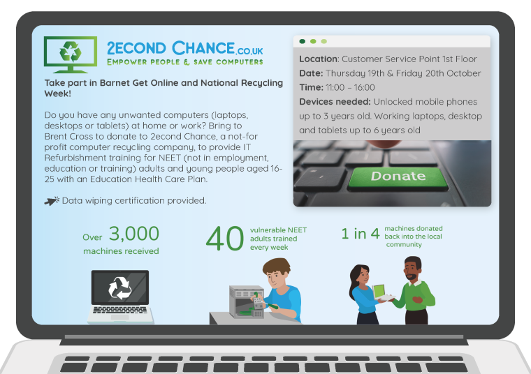 2econd Chance's donation point flyer