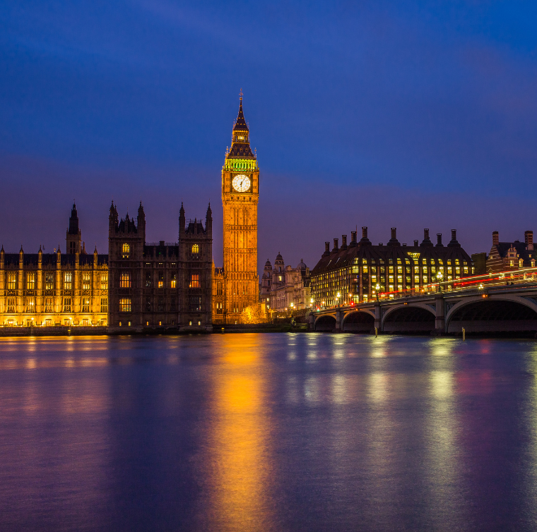 The houses of parliament