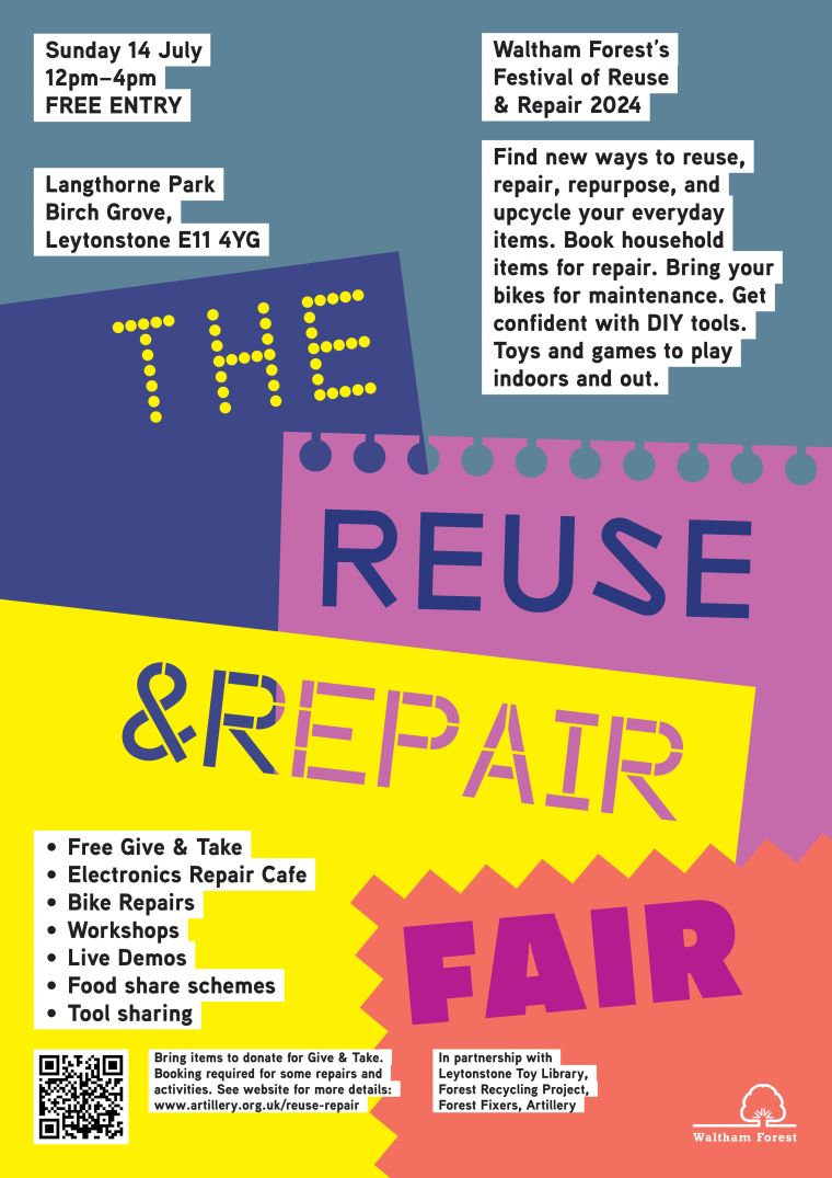 Waltham Forest Reuse and Repair Fair
