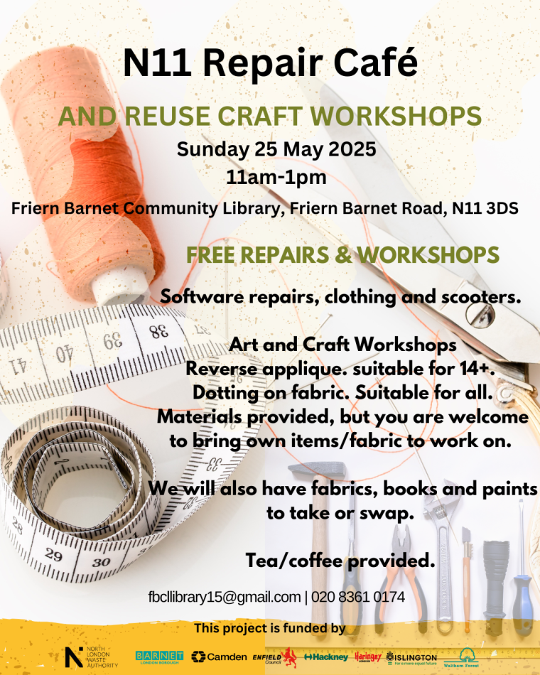 Repair cafe poster