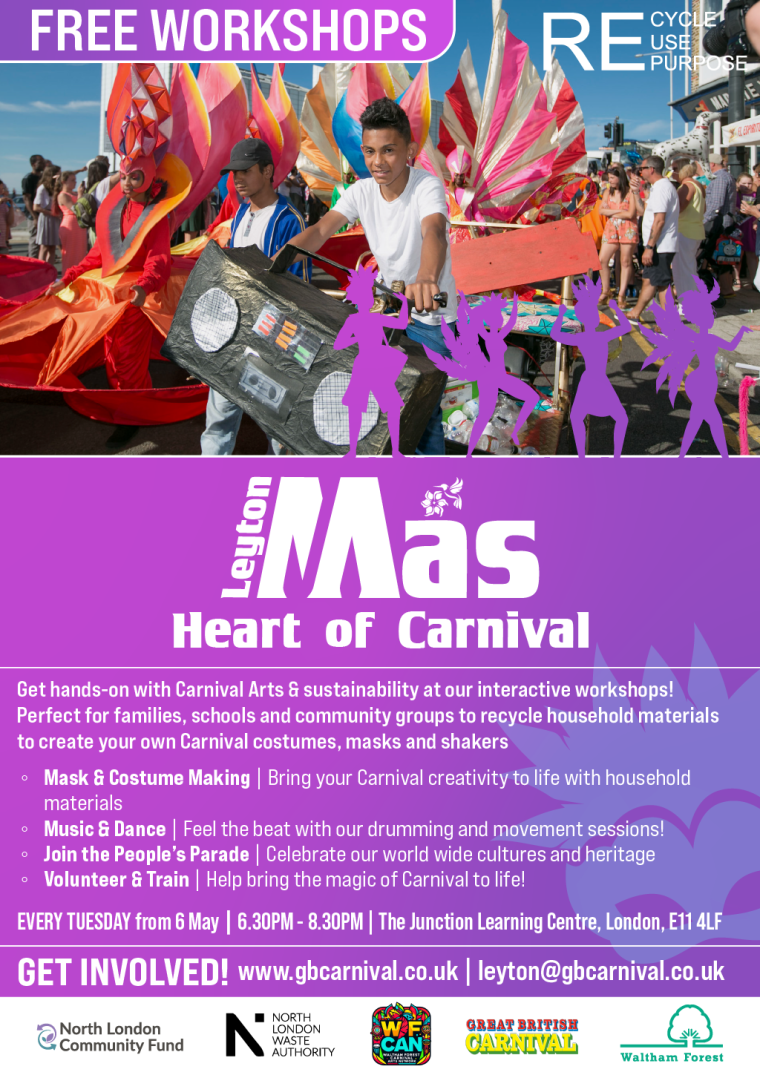 Leyton Mas workshop poster