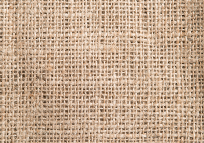Hessian wall display
