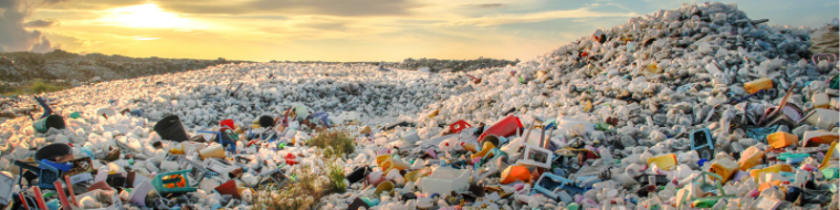 plastic pollution mountain