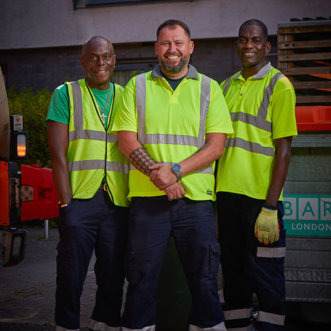 Barnet recycling collection crew