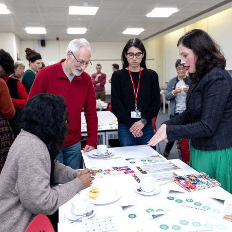 Group of attendees at an Eco Show and Tell workshop
