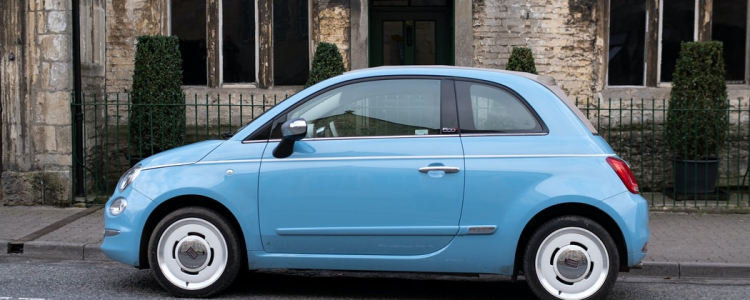 Blue car