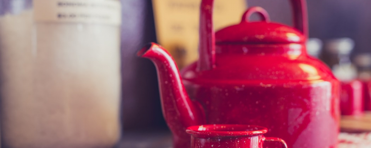 Kettle and mug
