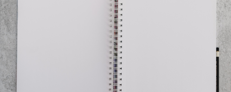 Notepad and pencil