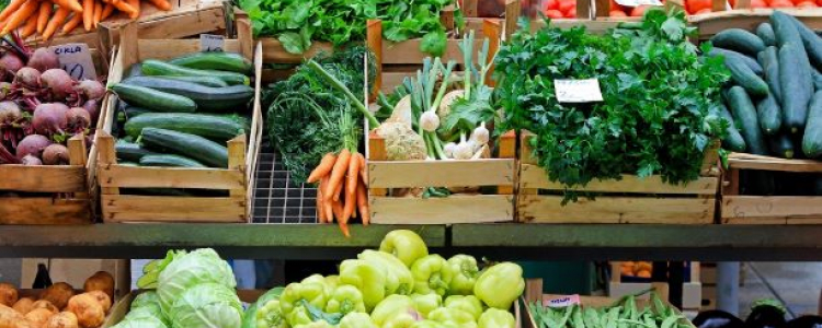 Vegetables in market