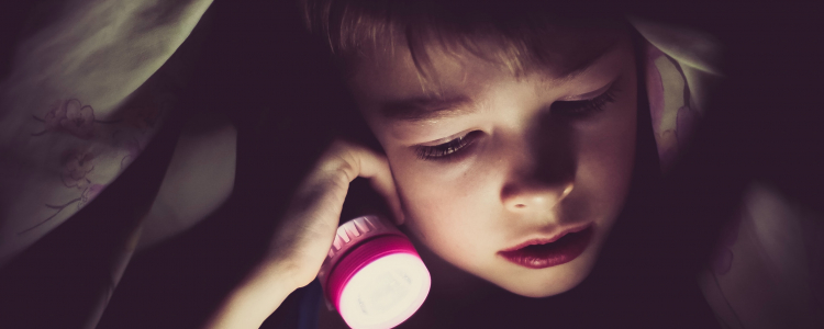 Child with torch