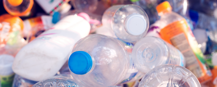 Plastic drinking bottles