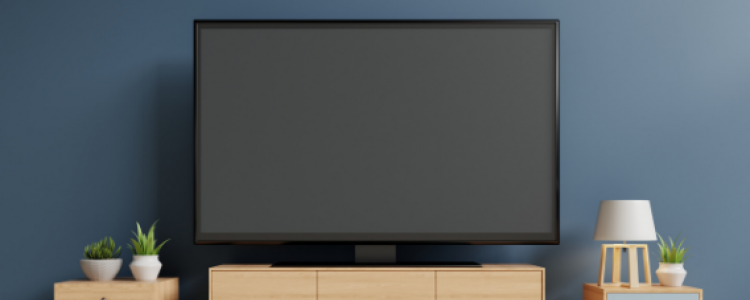 TV monitor in a cabinet 