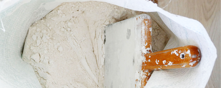 plaster powder
