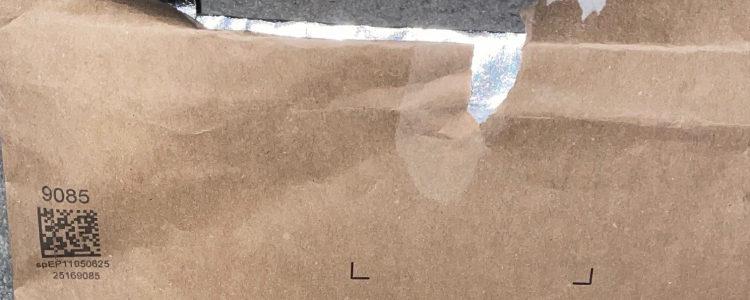 Packaging bag for chilled groceries