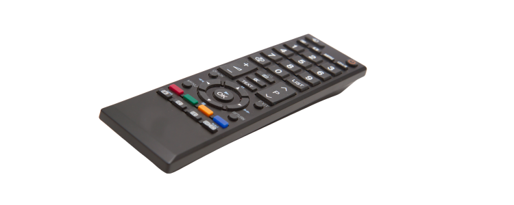 A TV remote control