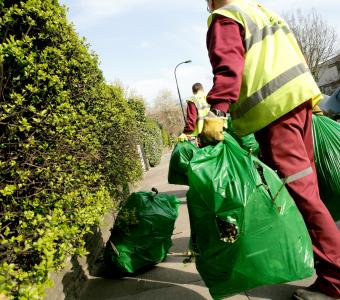 Garden waste recycling