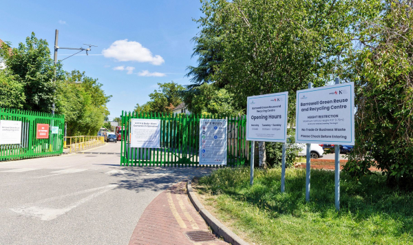 The entrance to Barrowell Green RRC